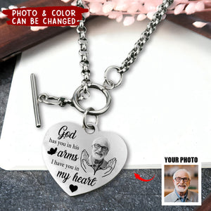 I Have You In My Heart - Personalized Photo Heart Bracelet