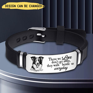 Custom Photo - Memorial Gift For Family, Pet - Personalized Bracelet